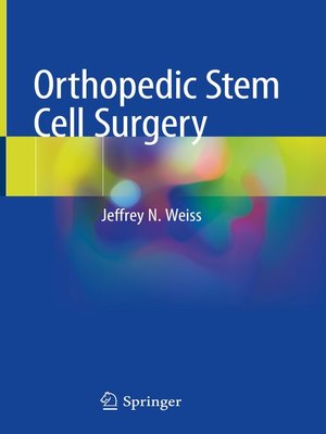 cover image of Orthopedic Stem Cell Surgery